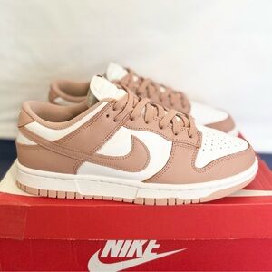 AUTHENTIC Nike Dunk Low Rose Whisper size 10W / 8.5M DD1503-118 2022 PRE-OWNED